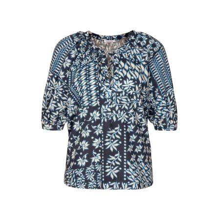 Seidensticker SEIDENSTICKER Blouse Schwarze Rose blauw / wit