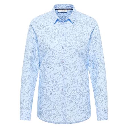 Eterna ETERNA Blouse lichtblauw / donkerblauw