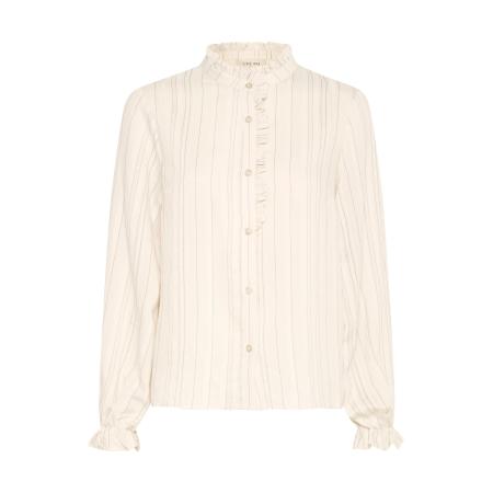 Cream Cream Blouse CRVenea Joa lichtbeige / donkerbruin