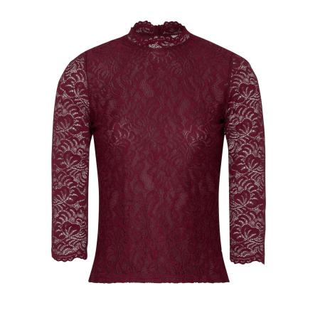 Spieth & Wensky SPIETH & WENSKY Klederdracht blouse Amberg donkerrood