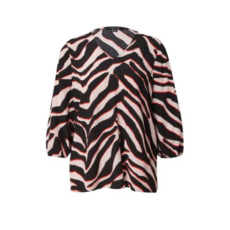 Comma COMMA Blouse pastelroze / rood / zwart