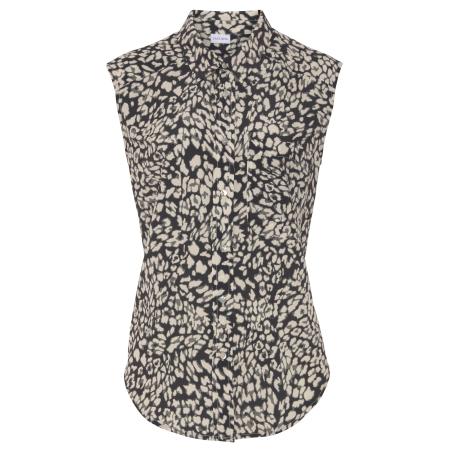 Lascana LASCANA Blouse ecru / mokka / zwart