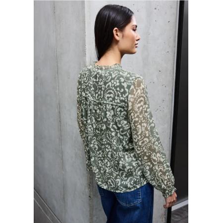 Street One Gedessineerde chiffon blouse -