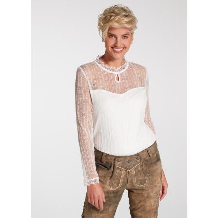 Spieth & Wensky SPIETH & WENSKY Klederdracht blouse Pelly wit