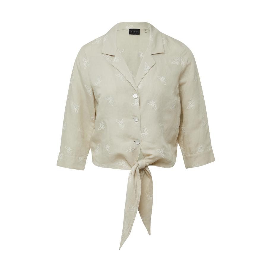 s.Oliver BLACK LABEL s.Oliver BLACK LABEL Blouse beige / wit -