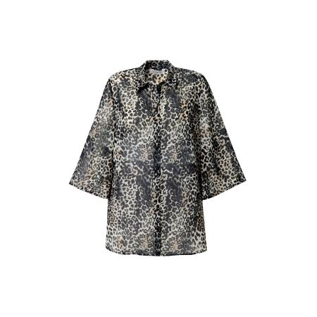 Angel of Style Blouse lichtgrijs / zwart