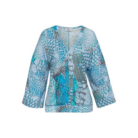 Buffalo BUFFALO Blouse blauw / lichtblauw / donkergrijs