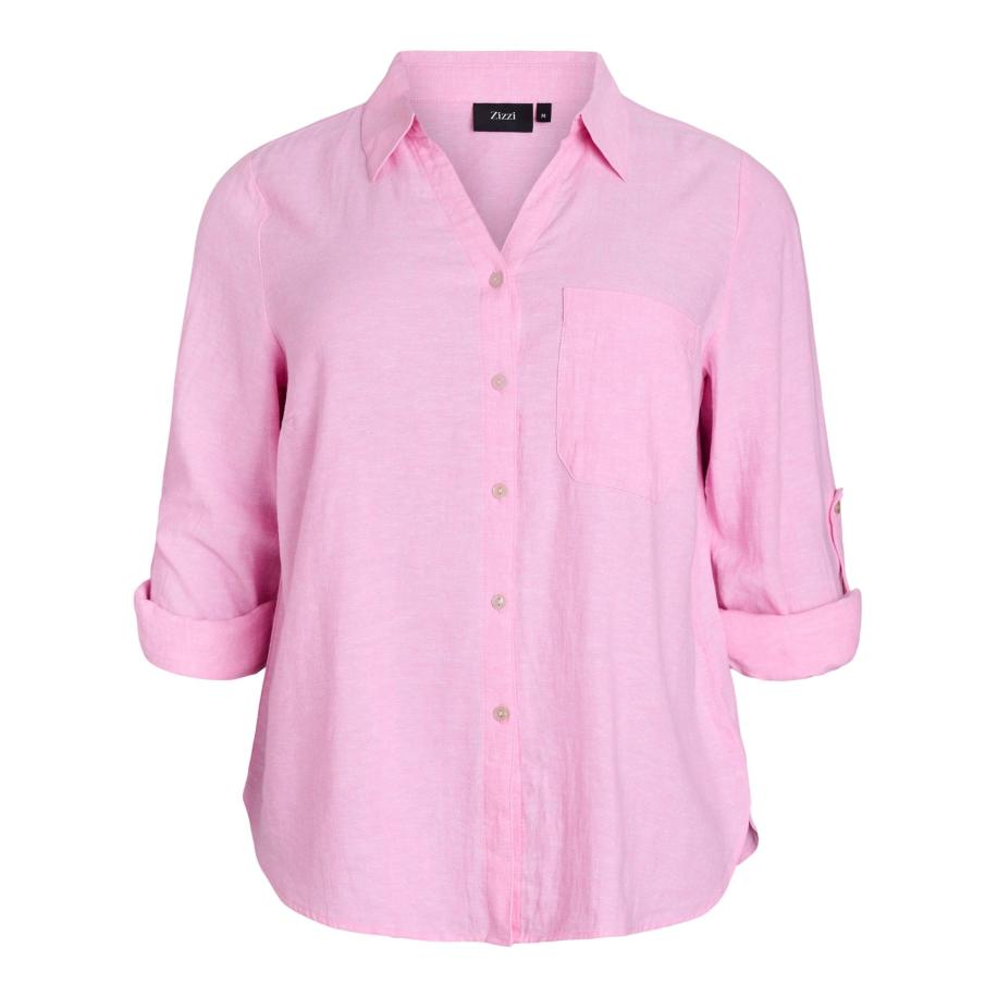 Zizzi Zizzi Blouse Vlina rosa -