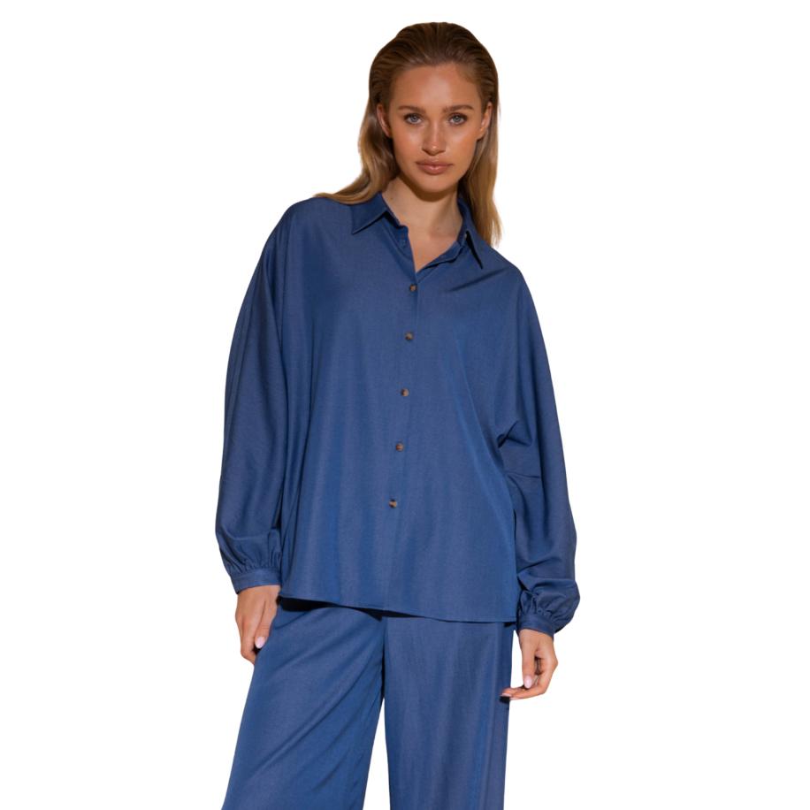 Amaya Amsterdam Louise Blouse Blauw