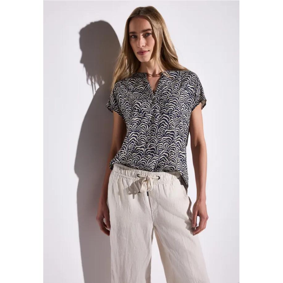 Street One Bedrukte blouse Blauw