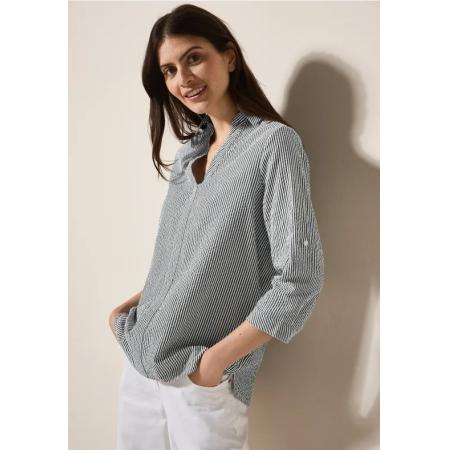 CECIL Gestreepte seersucker blouse