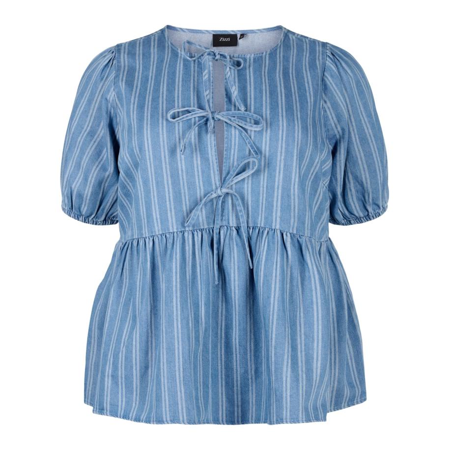 Zizzi Zizzi Blouse Jebba saffier / opaal -
