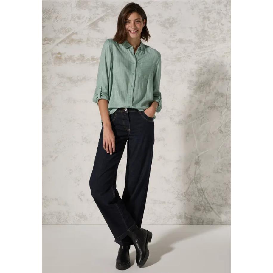 CECIL Gestreepte blouse Groen