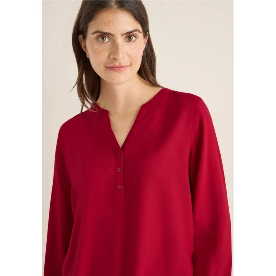 CECIL Blouse in effen kleur Rood
