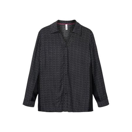 Sheego SHEEGO Blouse zwart / wit
