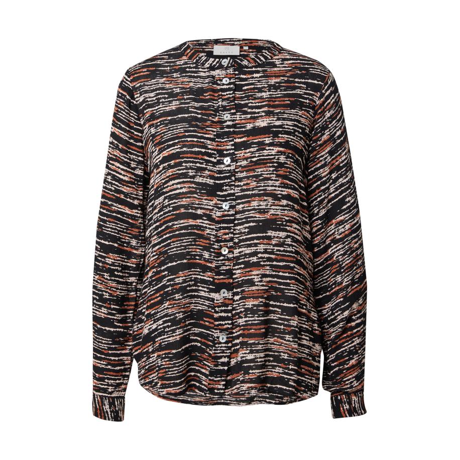 Kaffe Kaffe Blouse Daria beige / bruin / zwart -