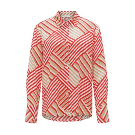OPUS OPUS Blouse Filona beige / rood / wit