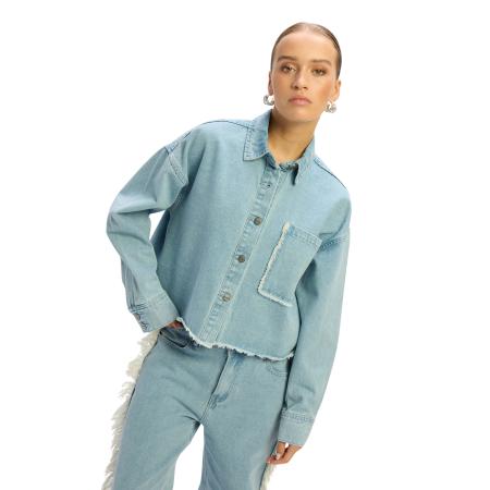 Refined Department Oversized Cropped Blouse Mary