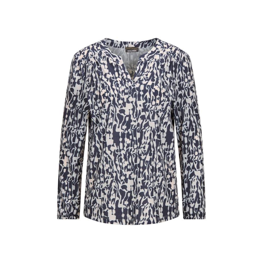 Goldner Goldner Blouse marine / offwhite -