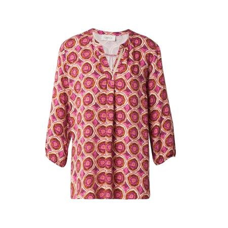 Cartoon Blouse oranje / pink / rosa / wit