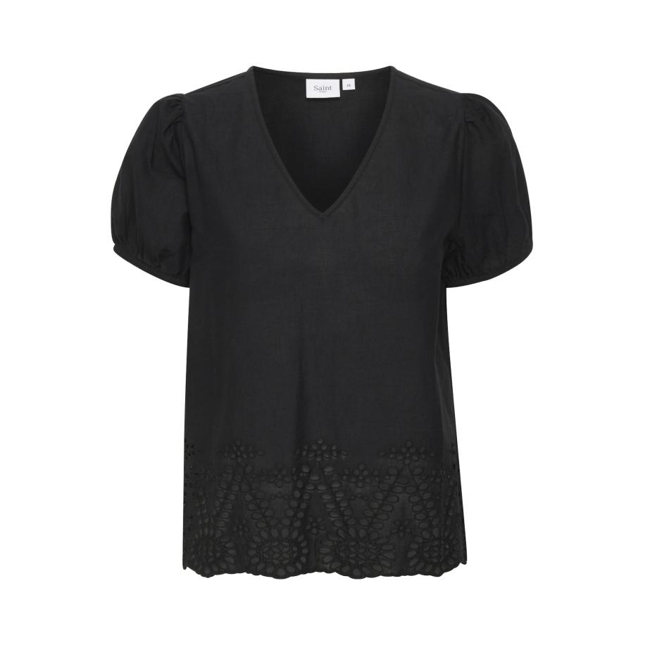 Saint Tropez SAINT TROPEZ Blouse Eamaja zwart -
