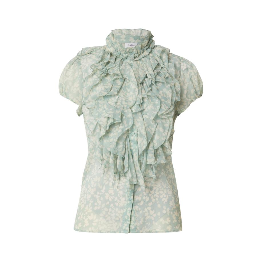 Saint Tropez SAINT TROPEZ Blouse LiljaSZ beige / aqua -