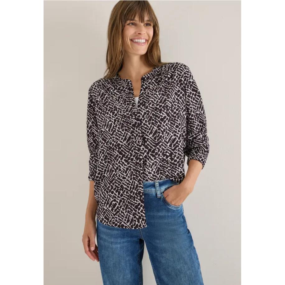 CECIL Gedessineerde blouse Rood