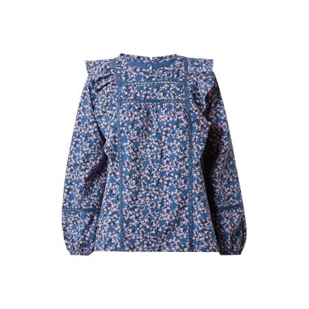 Oasis Oasis Blouse blauw / oudroze / zwart / wit