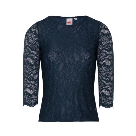 Spieth & Wensky SPIETH & WENSKY Klederdracht blouse ™Alheim™ donkerblauw