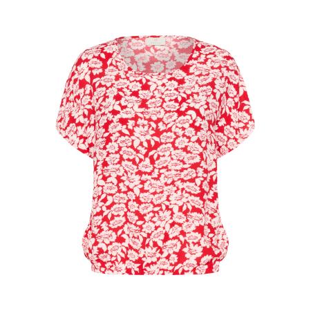 Kaffe Kaffe Blouse KABeathe Stanley rood / offwhite