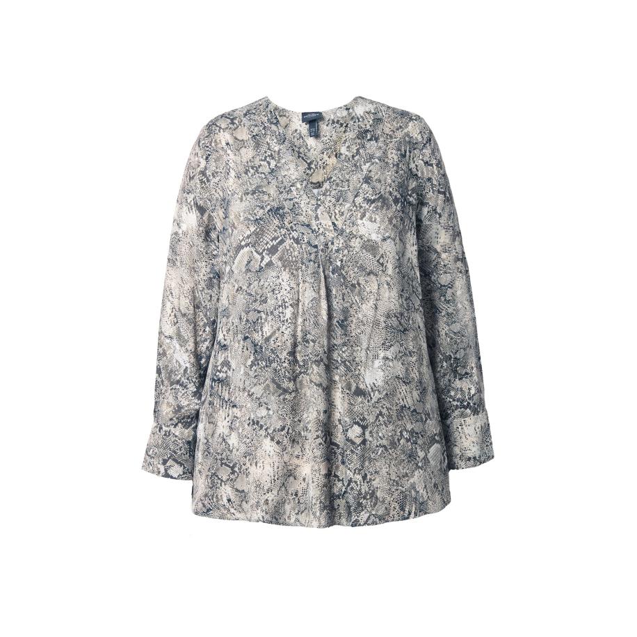 Ulla Popken Ulla Popken Tuniek zwart / wit -