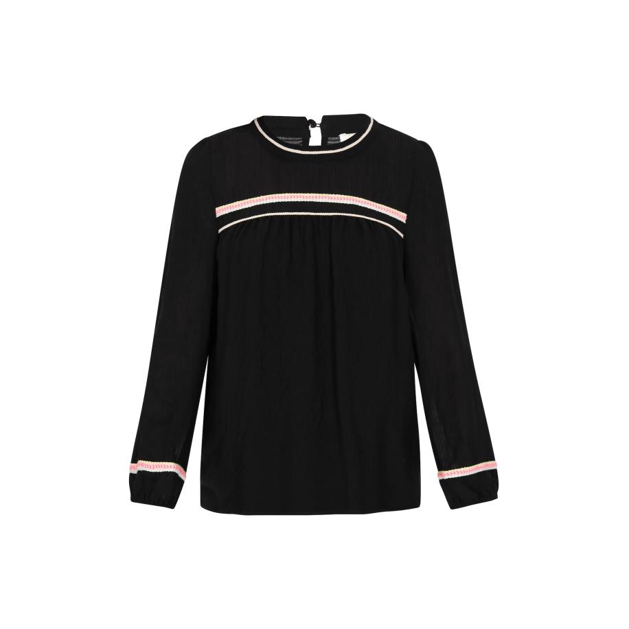 IZIA Blouse gemengde kleuren / zwart Zwart