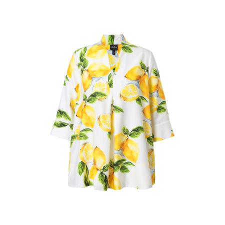 Ulla Popken Ulla Popken Tuniek geel / wit