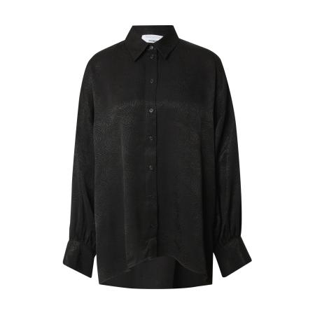 ABOUT YOU florence by mills exclusive for ABOUT YOU Blouse Forgiveness donkergrijs / zwart