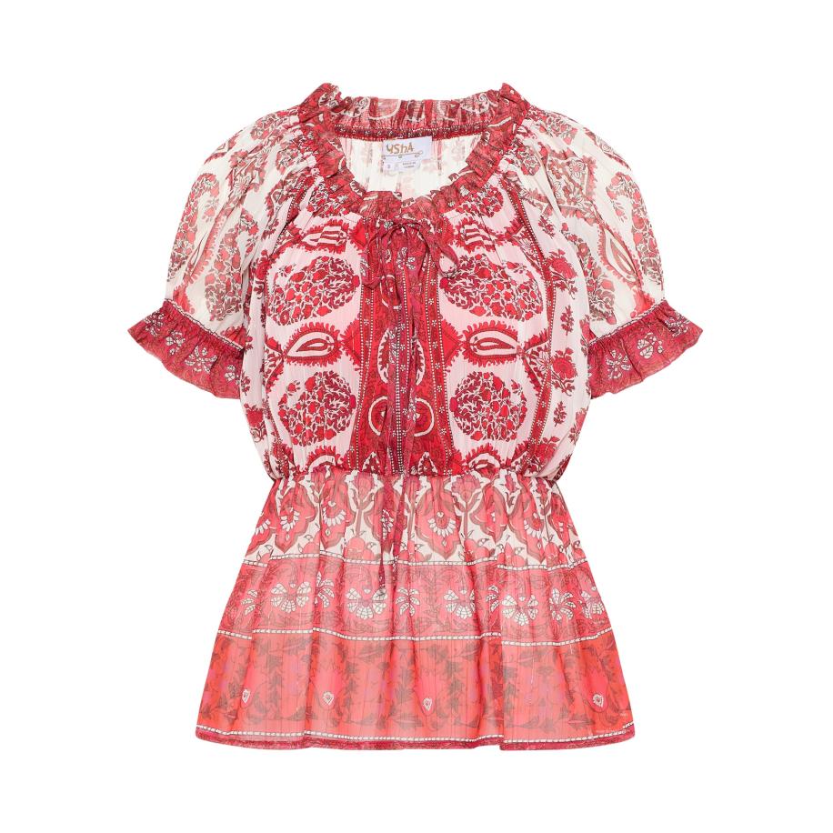 Usha usha FESTIVAL Blouse rood / zwart / wit -