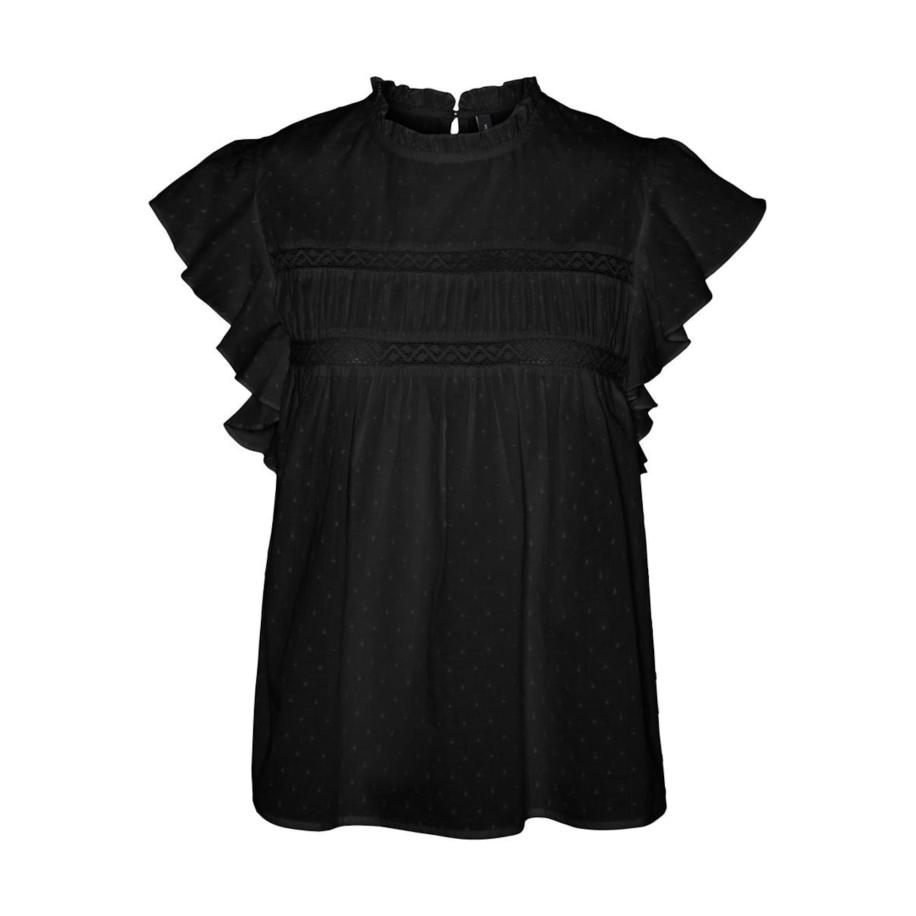 Vero Moda VERO MODA Blouse VMTrine zwart -