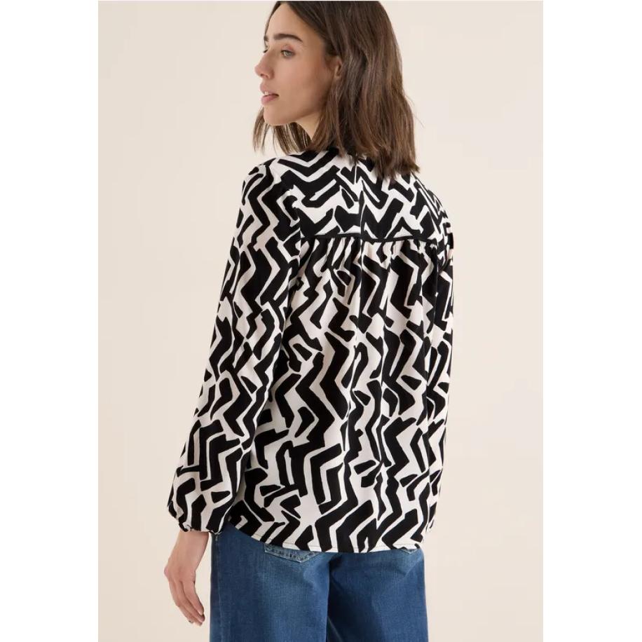 CECIL Blouse met grafisch patroon Grijs