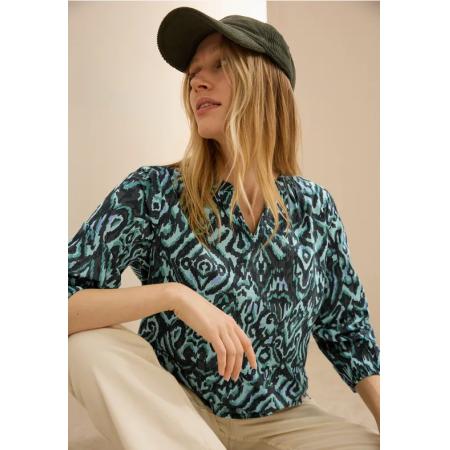 CECIL Bedrukte katoenen blouse