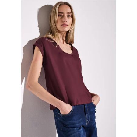 Street One Blouse in effen kleur