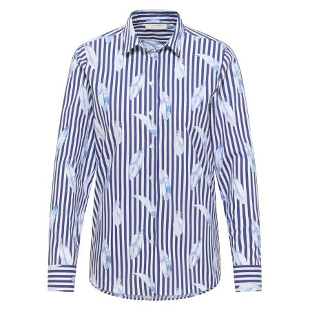 Eterna ETERNA Blouse blauw / navy / wit