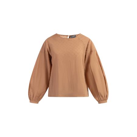 DreiMaster DreiMaster Vintage Blouse Abrel lichtbruin