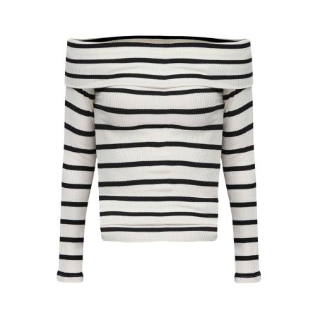 No Matter What No Matter What Blouse body zwart / wit