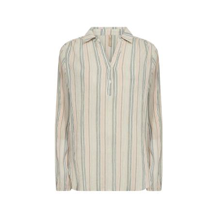 Soyaconcept Soyaconcept Blouse PATTI blauw / abrikoos