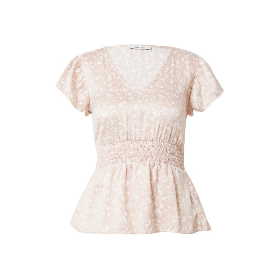 ABOUT YOU ABOUT YOU Blouse Selina rosé / wit -