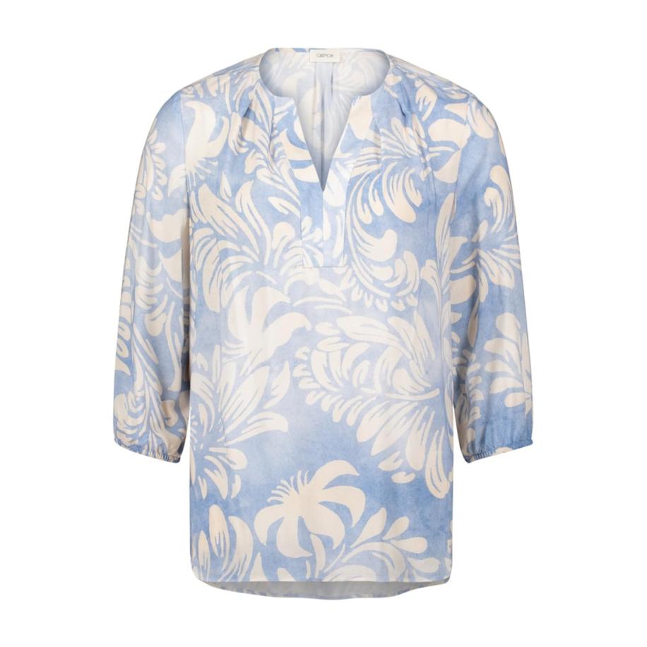 Cartoon Blouse blauw denim / offwhite Blauw