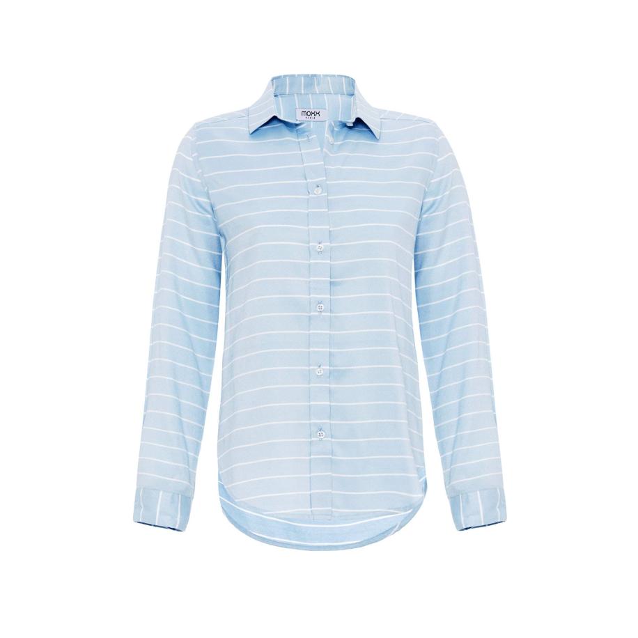 Moxx Paris Blouse blauw / wit Blauw