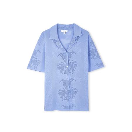 Ipekyol Ipekyol Blouse Jacquard duifblauw