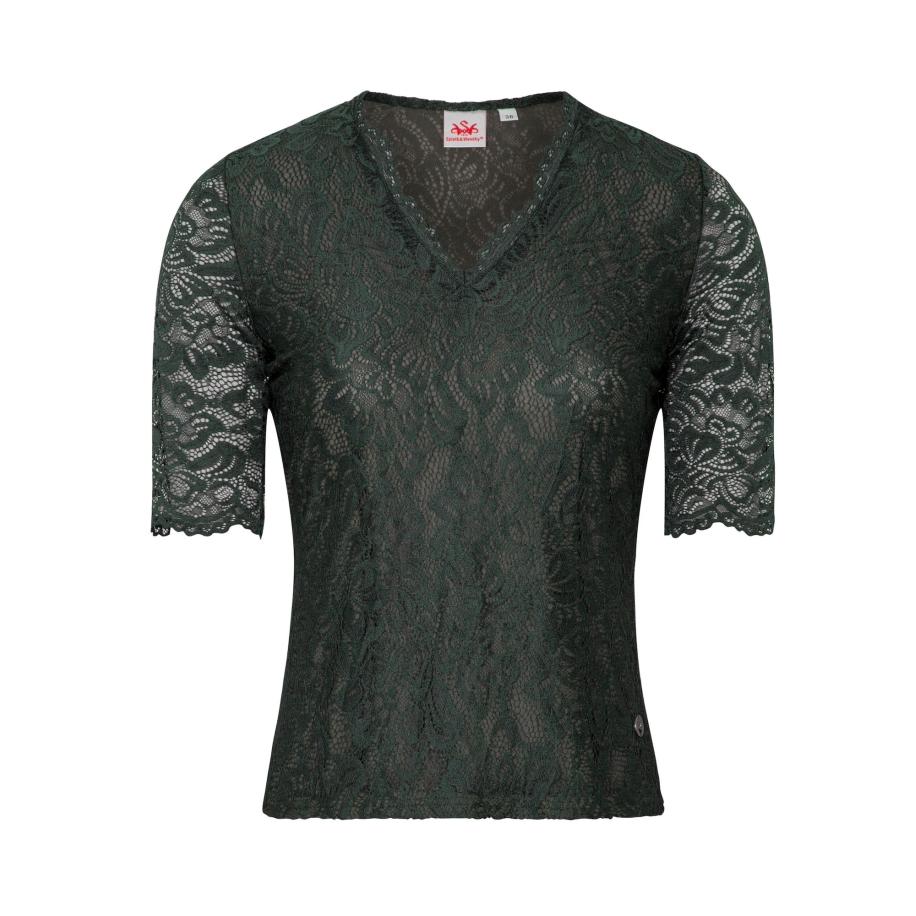 Spieth & Wensky SPIETH & WENSKY Klederdracht blouse Arktis groen -