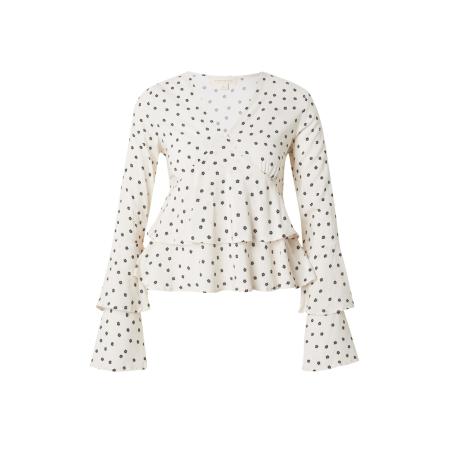 Aeropostale AÉROPOSTALE Blouse zwart / offwhite
