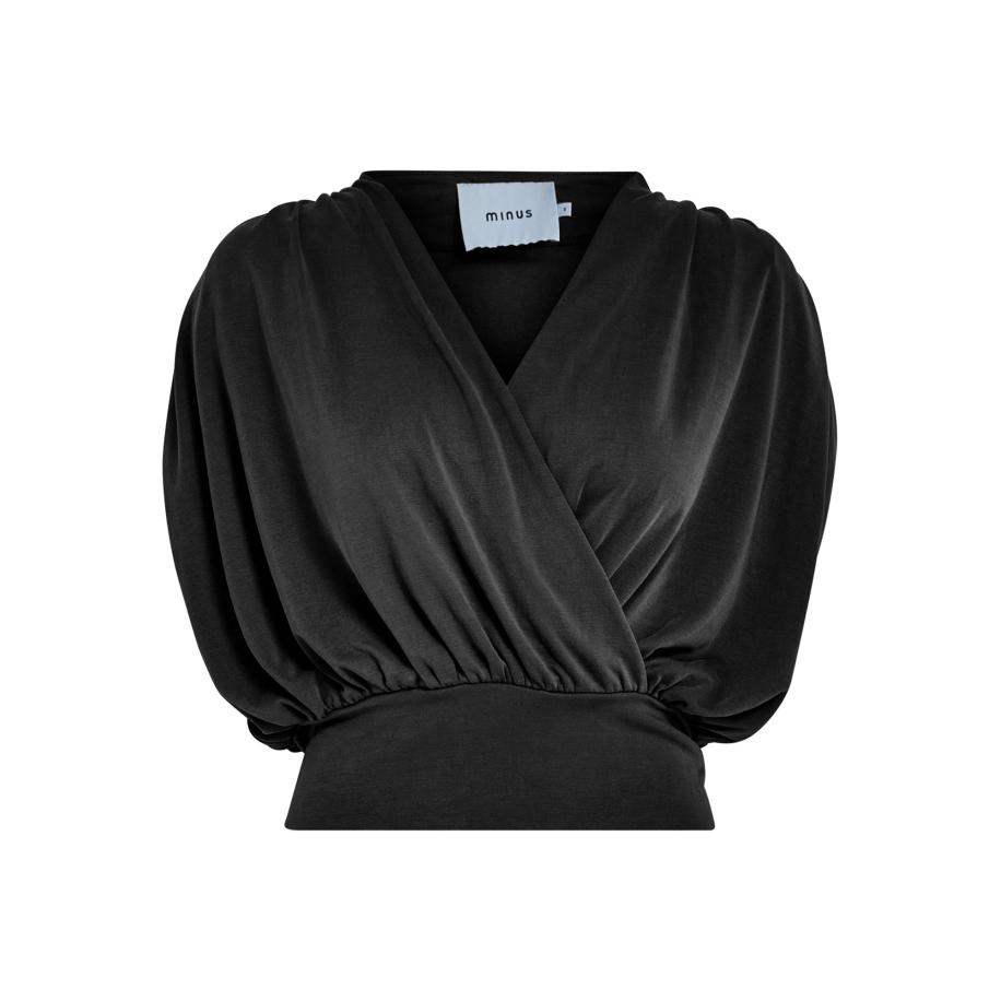 Minus minus Blouse Elvie zwart -